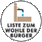 LISTE ZUM WOHLE DER BÜRGER